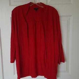 Talbots open cardigan. Size XL